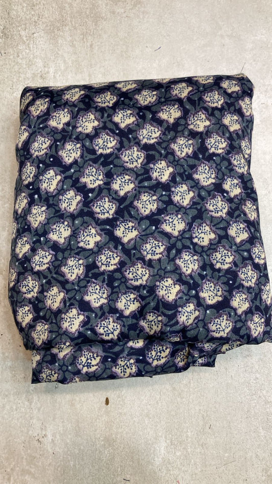2 In 1  Printed Namaz Chaddar + Abaya 213 With Sleeves And Niqab (Stitched)