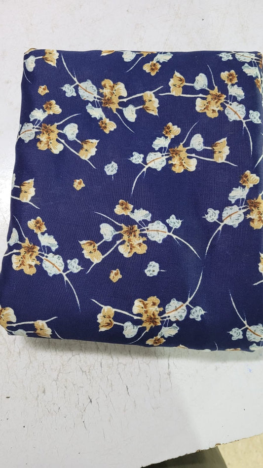 2 In 1  Printed Namaz Chaddar + Abaya 8 With Sleeves And Niqab (Stitched)